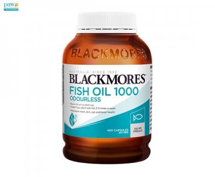 Blackmores 澳佳宝 无腥味深海鱼油软胶囊1000mg 400粒